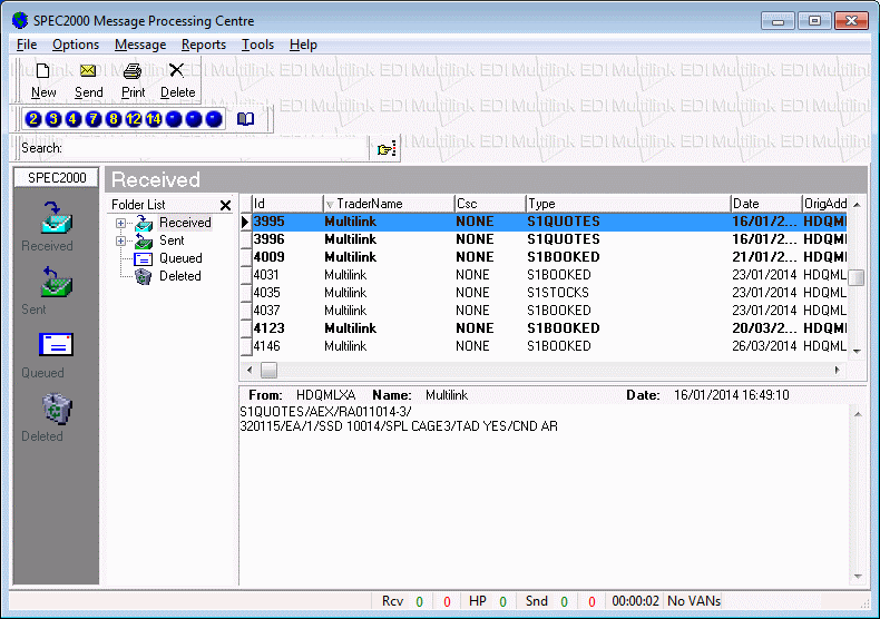 Multilink EDI's SPEC2000